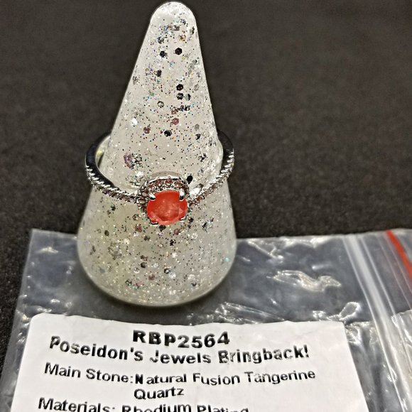 Quartz Ring Red Size  11 Ring Bomb Party - Picture 6 of 6